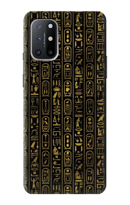 W3869 Hiéroglyphe égyptien antique Etui Coque Housse et Flip Housse Cuir pour OnePlus 8T
