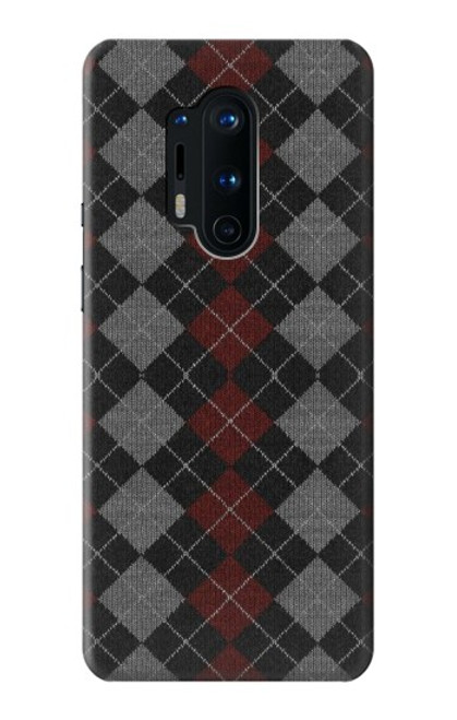 W3907 Texture de chandail Etui Coque Housse et Flip Housse Cuir pour OnePlus 8 Pro