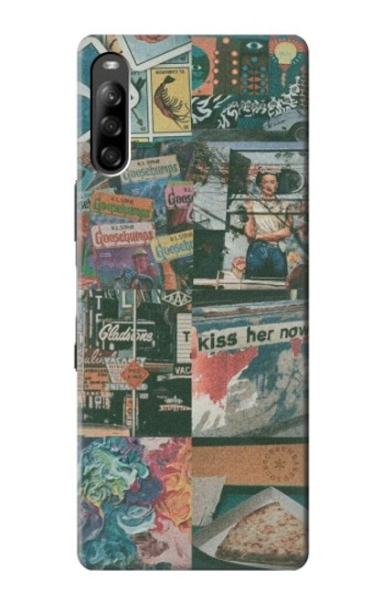 W3909 Affiche ancienne Etui Coque Housse et Flip Housse Cuir pour Sony Xperia L4