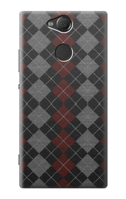 W3907 Texture de chandail Etui Coque Housse et Flip Housse Cuir pour Sony Xperia XA2