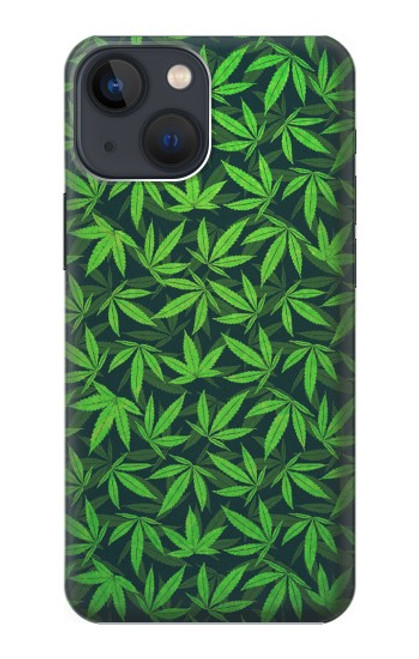 W2666 Motif des plantes Etui Coque Housse et Flip Housse Cuir pour iPhone 14