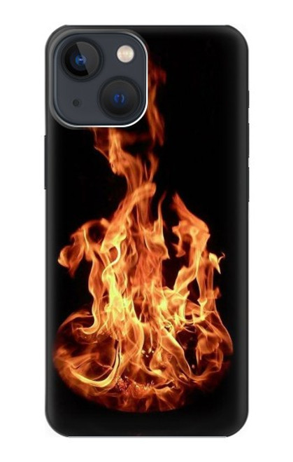 W3379 Cadre d'incendie Etui Coque Housse et Flip Housse Cuir pour iPhone 14