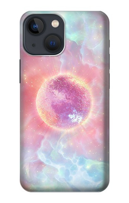 W3709 Galaxie rose Etui Coque Housse et Flip Housse Cuir pour iPhone 14
