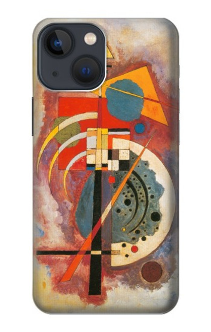 W3337 Wassily Kandinsky Hommage a Grohmann Etui Coque Housse et Flip Housse Cuir pour iPhone 14 Plus