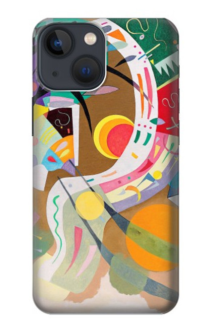 W3346 Vasily Kandinsky Guggenheim Etui Coque Housse et Flip Housse Cuir pour iPhone 14 Plus