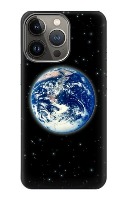 W2266 La planète Terre de l'Étoile nébuleuse espace Etui Coque Housse et Flip Housse Cuir pour iPhone 14 Pro Max