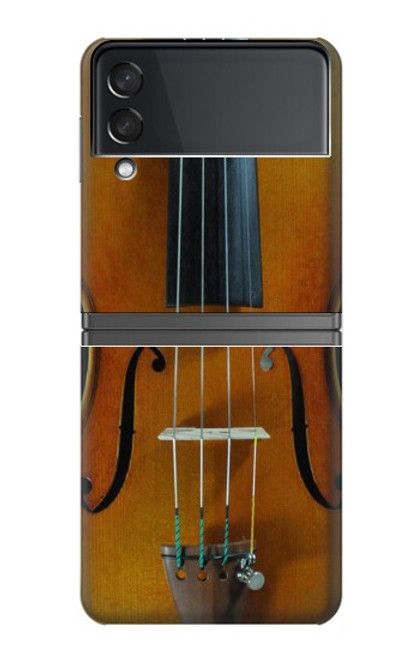 W3234 Violon Etui Coque Housse et Flip Housse pour Samsung Galaxy Z Flip 4