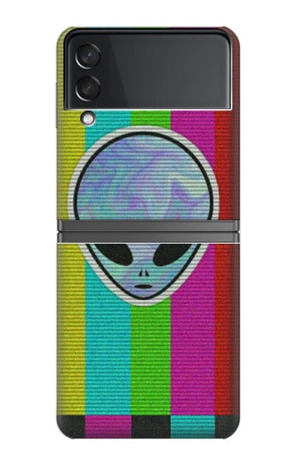 W3437 Extraterrestre Aucun signal Etui Coque Housse et Flip Housse pour Samsung Galaxy Z Flip 4