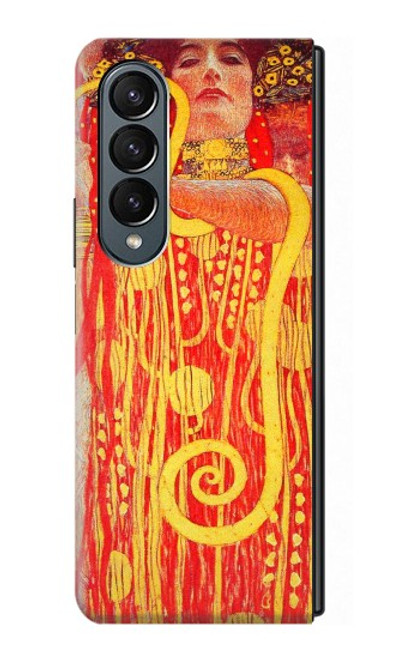 W3352 Gustav Klimt Médecine Etui Coque Housse et Flip Housse pour Samsung Galaxy Z Fold 4