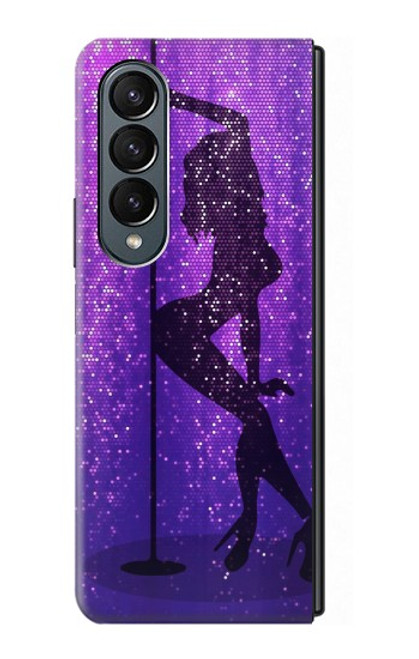 W3400 Pole Dance Etui Coque Housse et Flip Housse pour Samsung Galaxy Z Fold 4