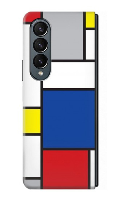 W3536 Art moderne Etui Coque Housse et Flip Housse pour Samsung Galaxy Z Fold 4