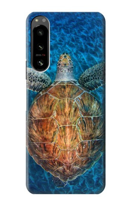 W1249 Tortue de mer Etui Coque Housse et Flip Housse Cuir pour Sony Xperia 5 IV