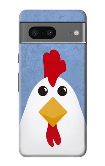 W3254 Poulet Dessin animé Etui Coque Housse et Flip Housse Cuir pour Google Pixel 7