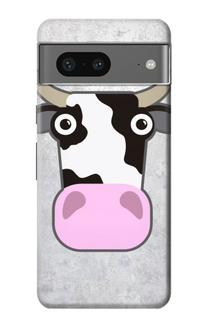 W3257 Vache Dessin animé Etui Coque Housse et Flip Housse Cuir pour Google Pixel 7