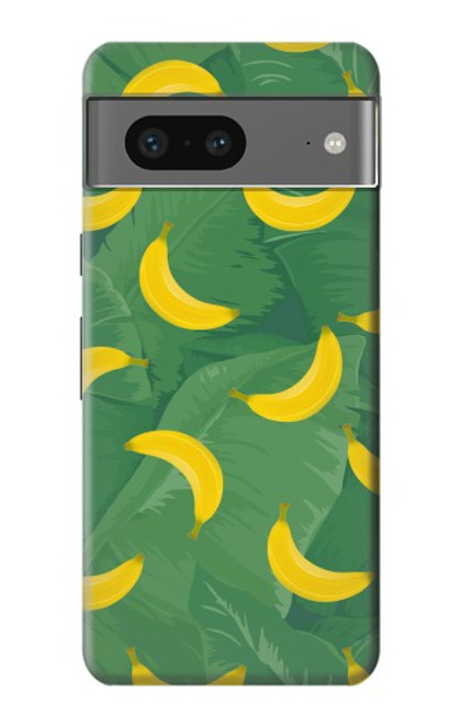 W3286 Motif banane Etui Coque Housse et Flip Housse Cuir pour Google Pixel 7