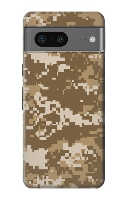 W3294 Armée Tan Coyote Camo Désert Camouflage Etui Coque Housse et Flip Housse Cuir pour Google Pixel 7