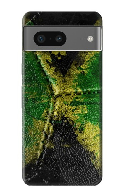 W3319 Jamaïque Drapeau graphique Football Millésime Etui Coque Housse et Flip Housse Cuir pour Google Pixel 7