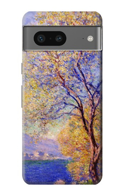 W3339 Claude Monet Antibes vue des jardins Salis Etui Coque Housse et Flip Housse Cuir pour Google Pixel 7