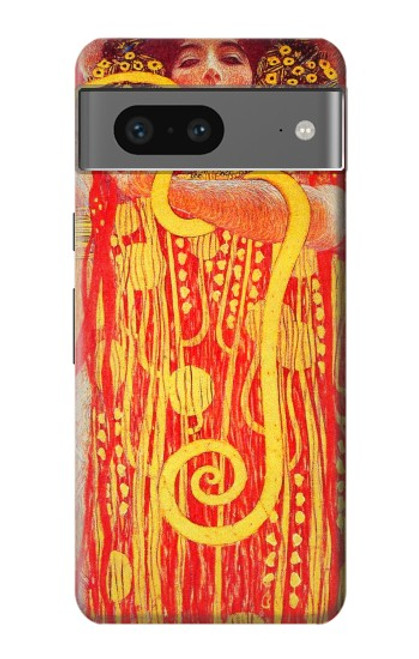 W3352 Gustav Klimt Médecine Etui Coque Housse et Flip Housse Cuir pour Google Pixel 7