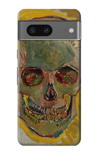 W3359 Vincent Van Gogh Crâne Etui Coque Housse et Flip Housse Cuir pour Google Pixel 7