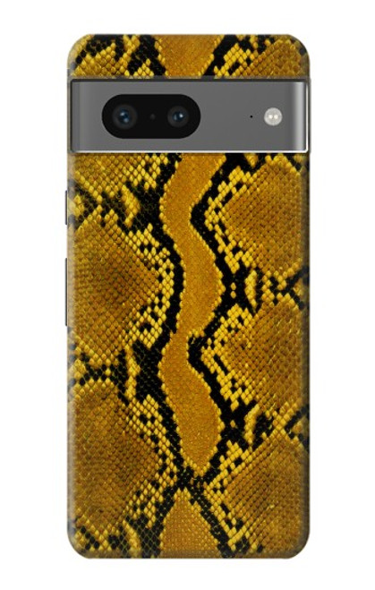 W3365 Python Imprimer Jaune graphique Peau Etui Coque Housse et Flip Housse Cuir pour Google Pixel 7