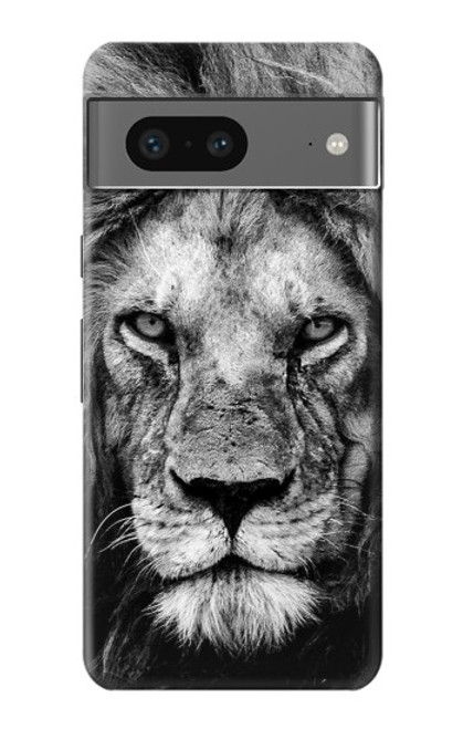 W3372 Lion Visage Etui Coque Housse et Flip Housse Cuir pour Google Pixel 7