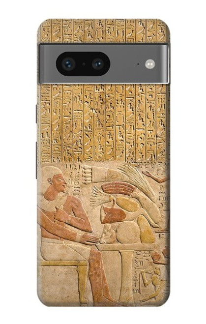 W3398 Egypte Stela Montouhotep Etui Coque Housse et Flip Housse Cuir pour Google Pixel 7