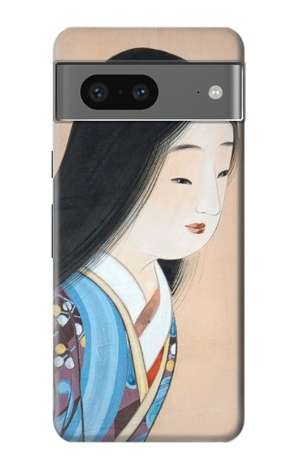 W3483 Japon Beauté Kimono Etui Coque Housse et Flip Housse Cuir pour Google Pixel 7