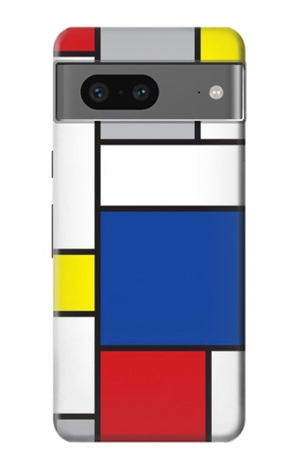 W3536 Art moderne Etui Coque Housse et Flip Housse Cuir pour Google Pixel 7