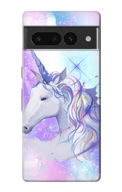 W3375 Licorne Etui Coque Housse et Flip Housse Cuir pour Google Pixel 7 Pro