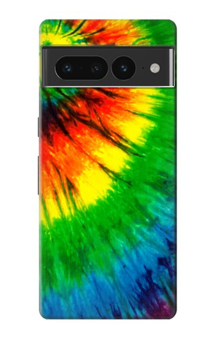 W3422 tie Dye Etui Coque Housse et Flip Housse Cuir pour Google Pixel 7 Pro