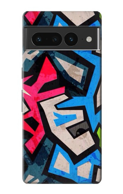 W3445 Art Graffiti rue Etui Coque Housse et Flip Housse Cuir pour Google Pixel 7 Pro