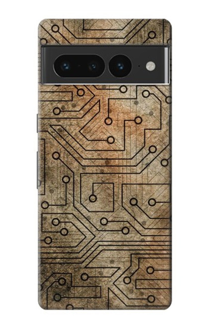 W3812 Conception d'impression PCB Etui Coque Housse et Flip Housse Cuir pour Google Pixel 7 Pro