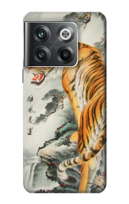 W1934 Peinture Tigre chinois Etui Coque Housse et Flip Housse Cuir pour OnePlus Ace Pro