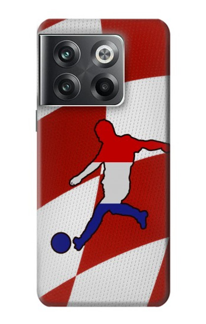 W2993 Croatie Football Football Etui Coque Housse et Flip Housse Cuir pour OnePlus Ace Pro