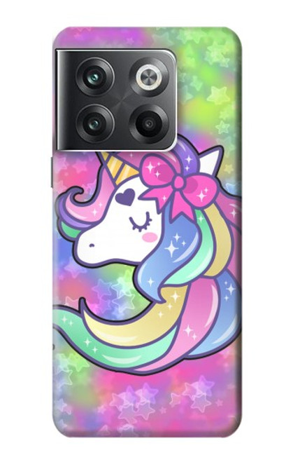 W3264 Pastel Licorne Etui Coque Housse et Flip Housse Cuir pour OnePlus Ace Pro