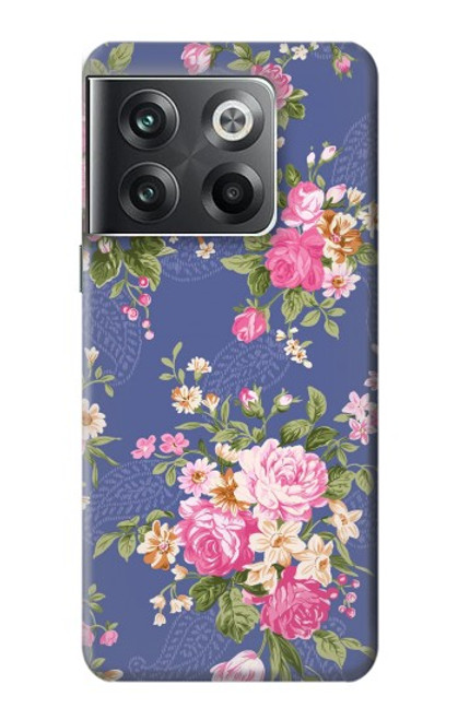 W3265 Motif Fleur millésimé Etui Coque Housse et Flip Housse Cuir pour OnePlus Ace Pro