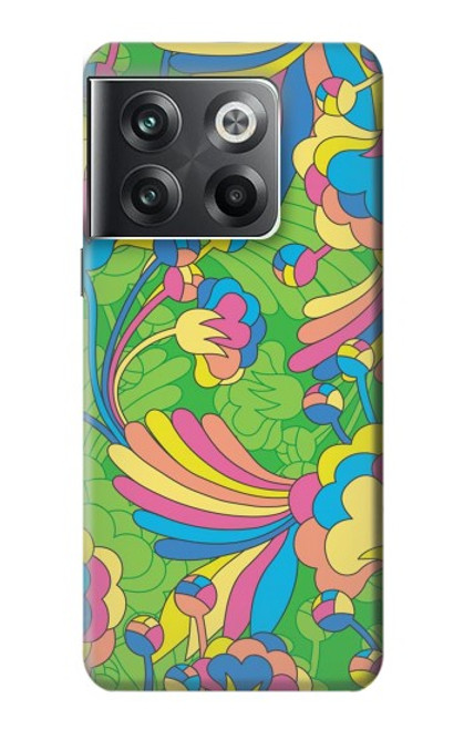 W3273 Fleur Ligne Motif Art Etui Coque Housse et Flip Housse Cuir pour OnePlus Ace Pro