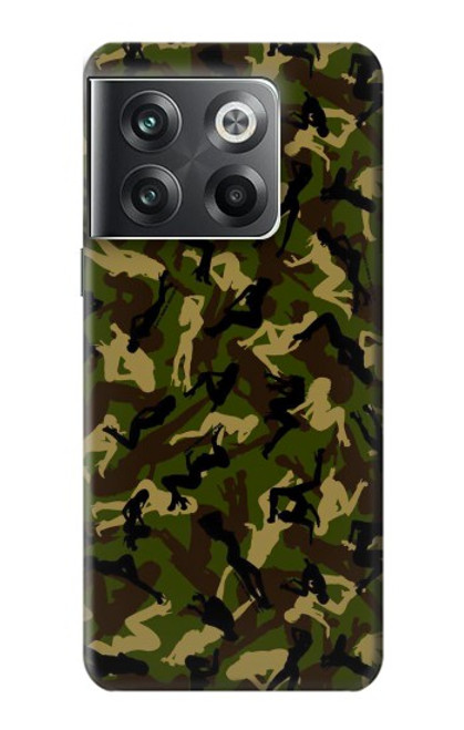 W3356 Camo camouflage de fille Etui Coque Housse et Flip Housse Cuir pour OnePlus Ace Pro