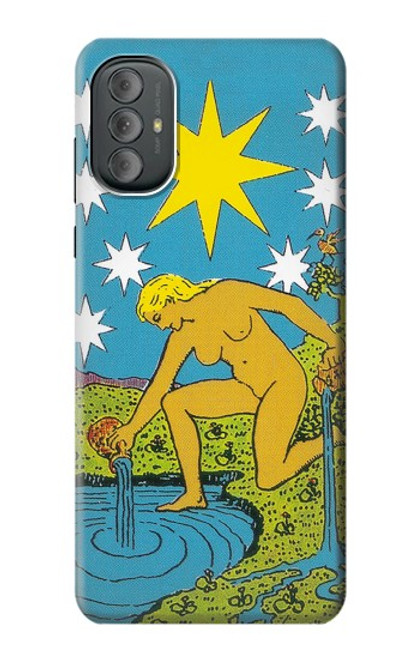 W3744 Carte de tarot l'étoile Etui Coque Housse et Flip Housse Cuir pour Motorola Moto G Power 2022, G Play 2023