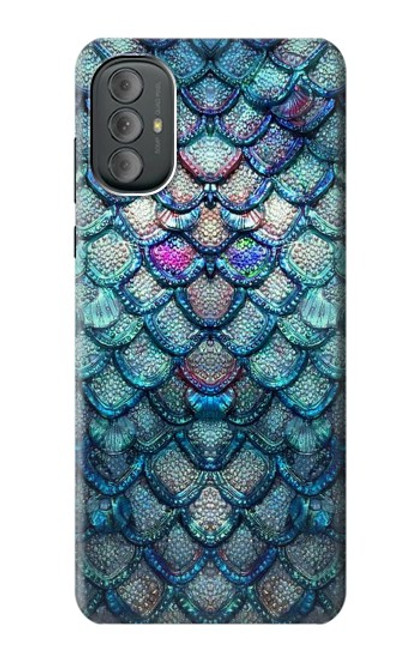 W3809 Écaille de poisson sirène Etui Coque Housse et Flip Housse Cuir pour Motorola Moto G Power 2022, G Play 2023