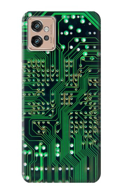 W3392 Electronique Circuit de carte graphique Etui Coque Housse et Flip Housse Cuir pour Motorola Moto G32