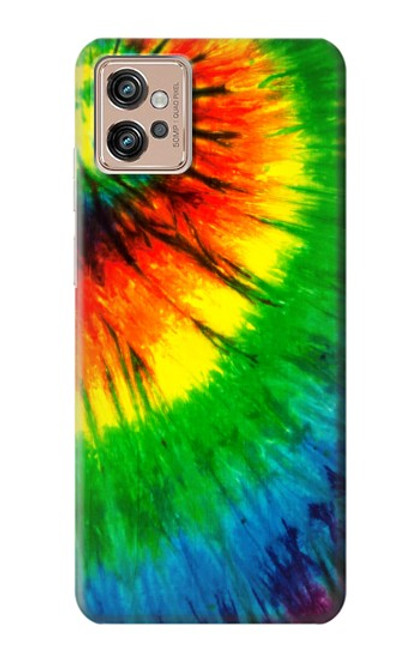 W3422 tie Dye Etui Coque Housse et Flip Housse Cuir pour Motorola Moto G32