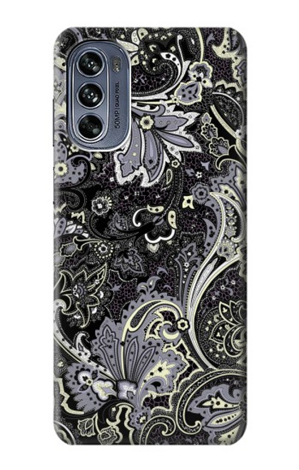 W3251 Motif Batik Fleur Etui Coque Housse et Flip Housse Cuir pour Motorola Moto G62 5G