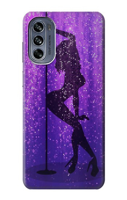 W3400 Pole Dance Etui Coque Housse et Flip Housse Cuir pour Motorola Moto G62 5G