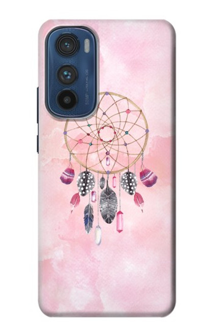 W3094 Peinture Dreamcatcher Aquarelle Etui Coque Housse et Flip Housse Cuir pour Motorola Edge 30