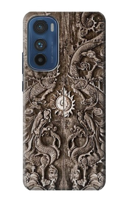 W3395 dragon Porte Etui Coque Housse et Flip Housse Cuir pour Motorola Edge 30