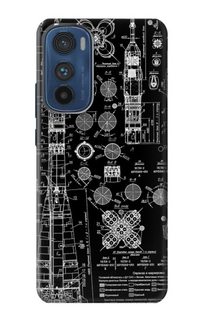 W3436 Apollo Bleu Imprimer Etui Coque Housse et Flip Housse Cuir pour Motorola Edge 30