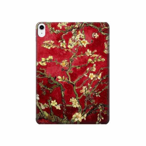 W2414 Rouge Fleur amandier Van Gogh Tablet Etui Coque Housse pour iPad 10.9 (2022)