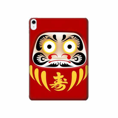 W3045 Japon Bonne chance Daruma Poupée Tablet Etui Coque Housse pour iPad 10.9 (2022)